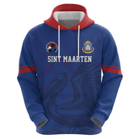 Custom Sint Maarten Football Blue Version Hoodie Go Champion