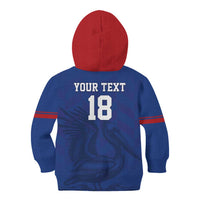 Custom Sint Maarten Football Blue Version Kid Hoodie Go Champion