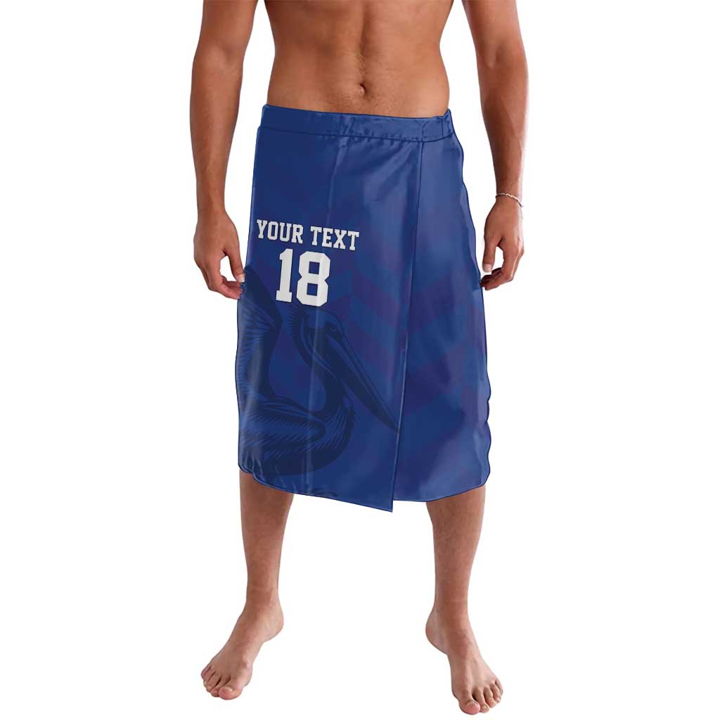 Custom Sint Maarten Football Blue Version Lavalava Go Champion