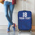 Custom Sint Maarten Football Blue Version Luggage Cover Go Champion