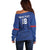 Custom Sint Maarten Football Blue Version Off Shoulder Sweater Go Champion