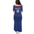 Custom Sint Maarten Football Blue Version Puletasi Go Champion