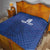 Custom Sint Maarten Football Blue Version Quilt Go Champion