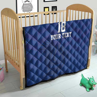 Custom Sint Maarten Football Blue Version Quilt Go Champion