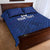 Custom Sint Maarten Football Blue Version Quilt Bed Set Go Champion