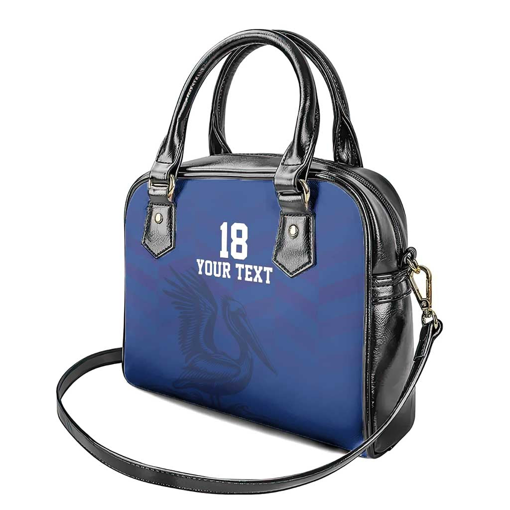 Custom Sint Maarten Football Blue Version Shoulder Handbag Go Champion