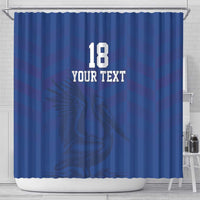Custom Sint Maarten Football Blue Version Shower Curtain Go Champion