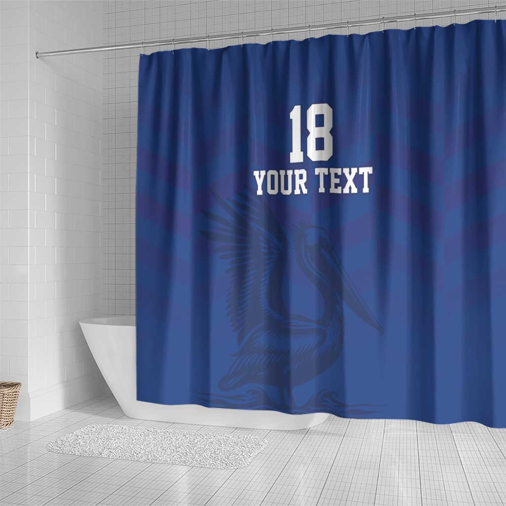 Custom Sint Maarten Football Blue Version Shower Curtain Go Champion