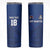 Custom Sint Maarten Football Blue Version Skinny Tumbler Go Champion