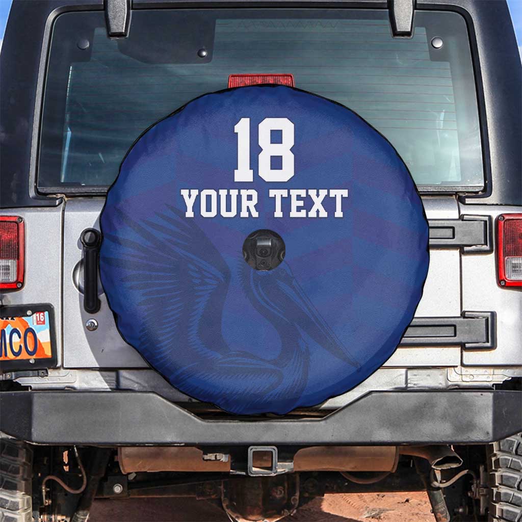 Custom Sint Maarten Football Blue Version Spare Tire Cover Go Champion