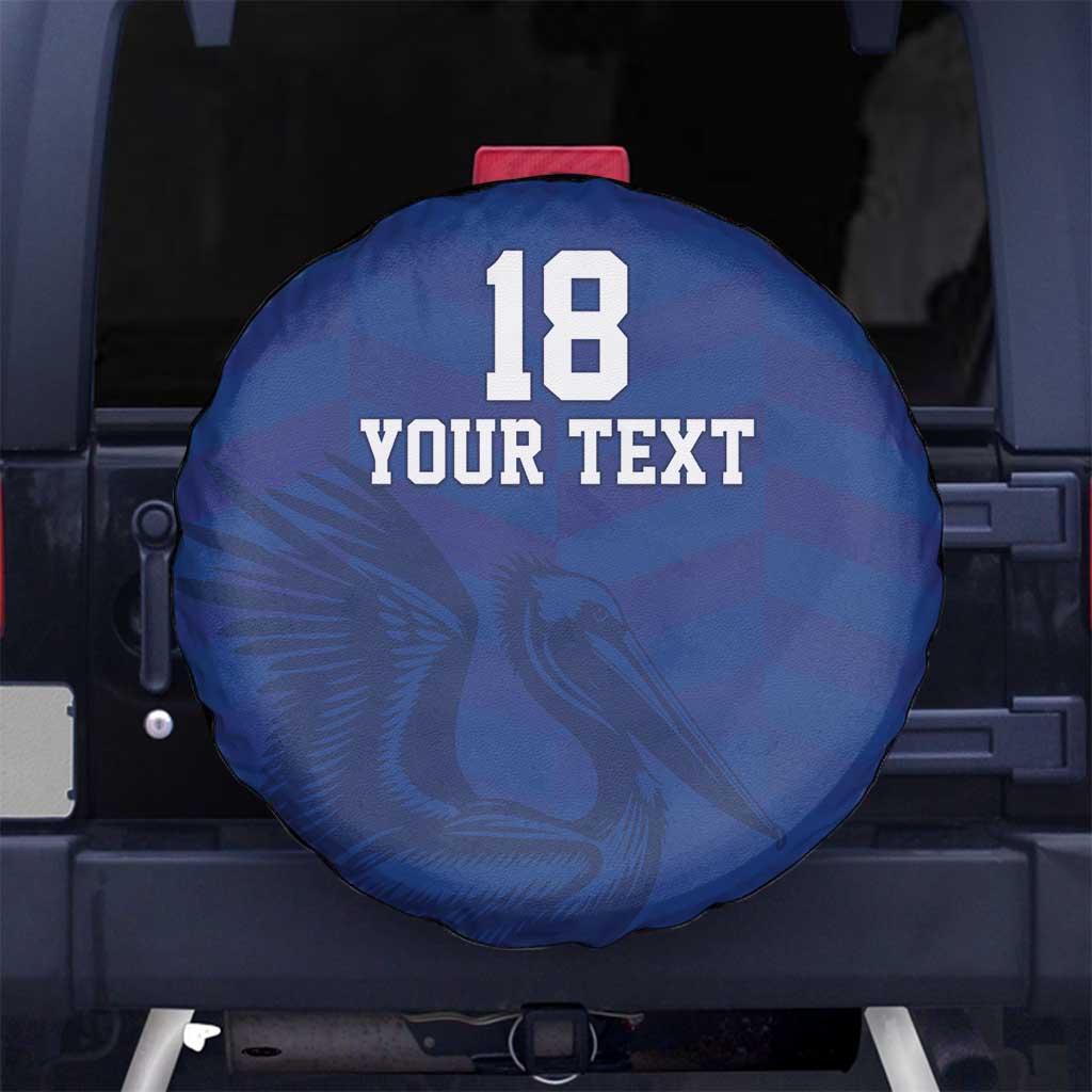 Custom Sint Maarten Football Blue Version Spare Tire Cover Go Champion