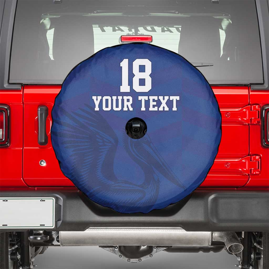 Custom Sint Maarten Football Blue Version Spare Tire Cover Go Champion