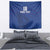 Custom Sint Maarten Football Blue Version Tapestry Go Champion