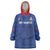 Custom Sint Maarten Football Blue Version Wearable Blanket Hoodie Go Champion