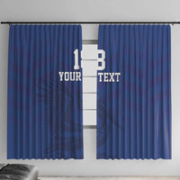 Custom Sint Maarten Football Blue Version Window Curtain Go Champion