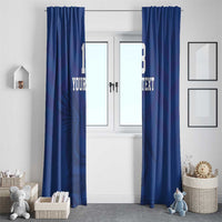 Custom Sint Maarten Football Blue Version Window Curtain Go Champion