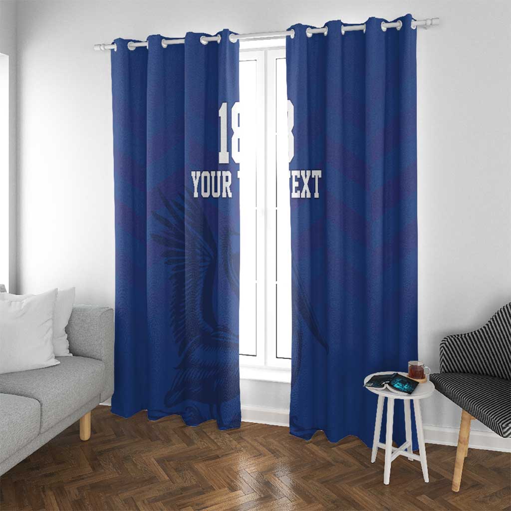 Custom Sint Maarten Football Blue Version Window Curtain Go Champion
