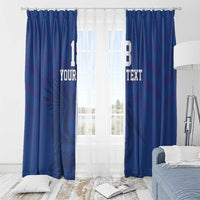 Custom Sint Maarten Football Blue Version Window Curtain Go Champion