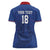Custom Sint Maarten Football Blue Version Women Polo Shirt Go Champion