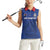 Custom Sint Maarten Football Blue Version Women Sleeveless Polo Shirt Go Champion