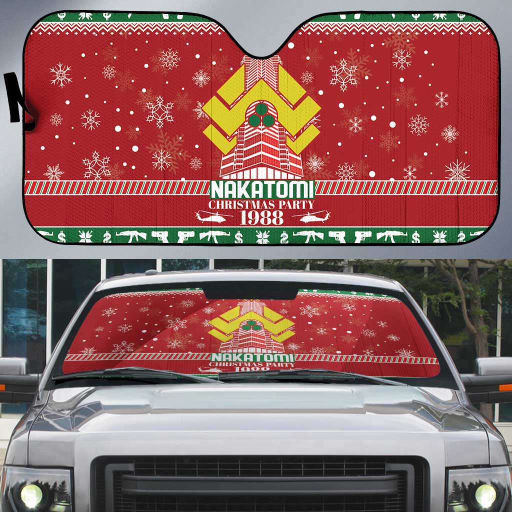 Nakatomi Christmas Party 1988 Auto Sun Shade Christmas Funny - Wonder Print Shop