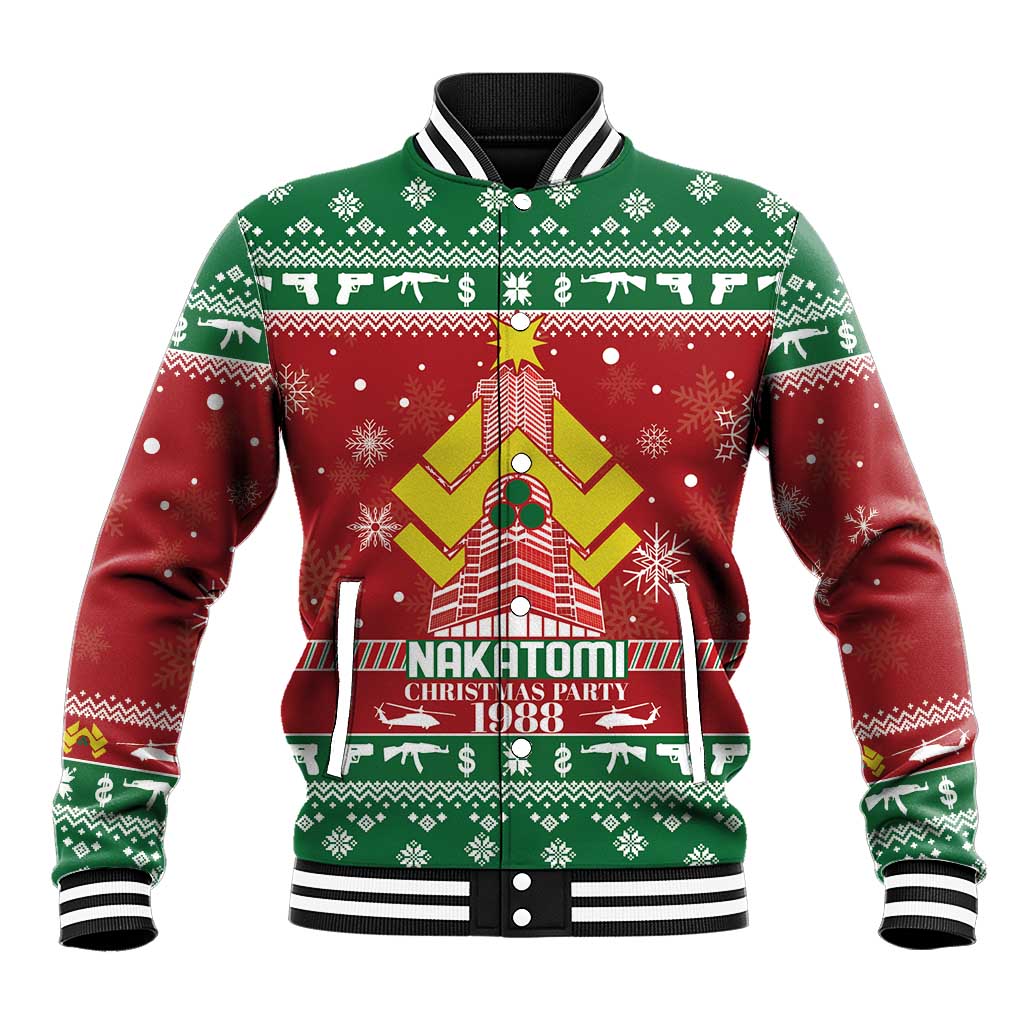 Nakatomi Christmas Party 1988 Baseball Jacket Christmas Funny - Wonder Print Shop