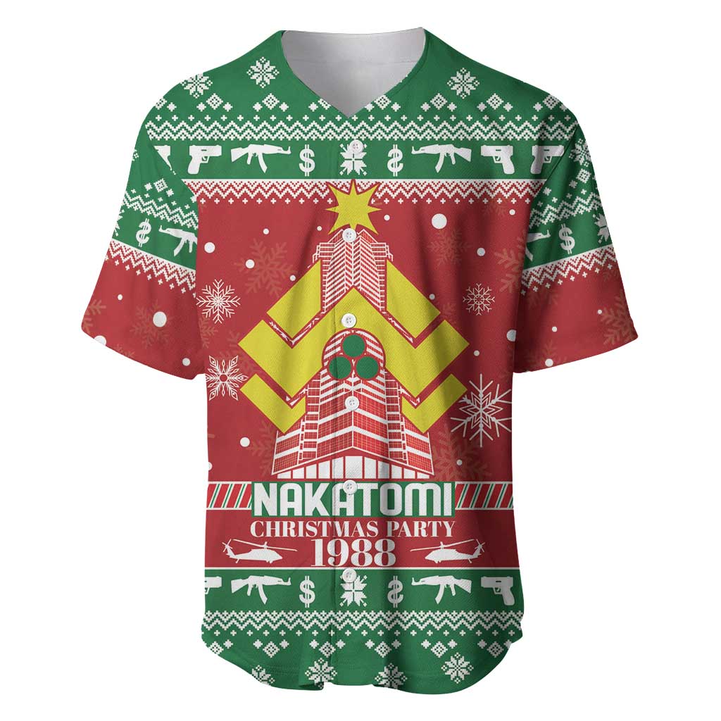 Nakatomi Christmas Party 1988 Baseball Jersey Christmas Funny - Wonder Print Shop