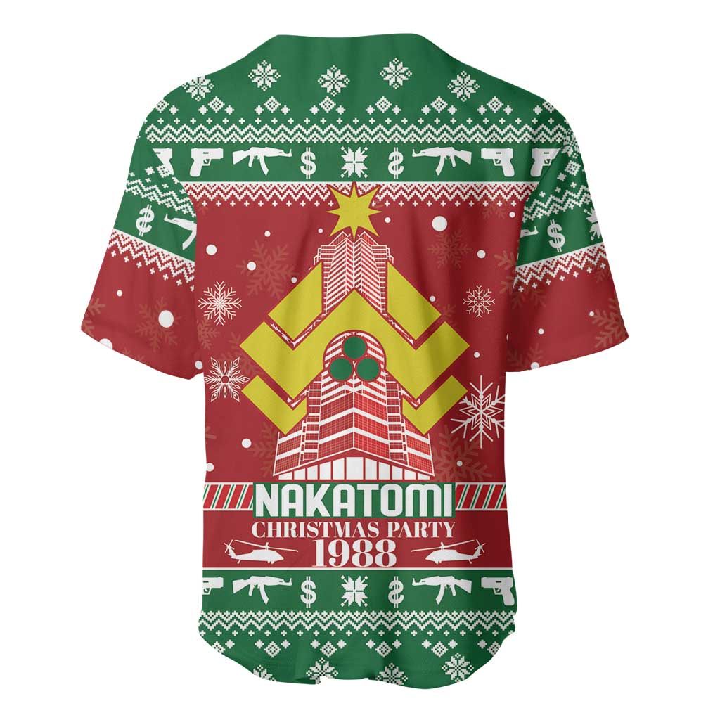 Nakatomi Christmas Party 1988 Baseball Jersey Christmas Funny - Wonder Print Shop