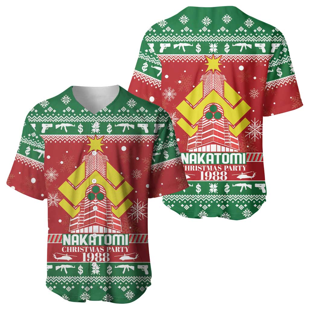 Nakatomi Christmas Party 1988 Baseball Jersey Christmas Funny - Wonder Print Shop