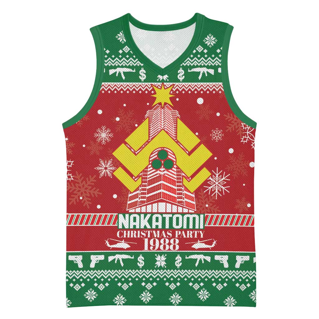Nakatomi Christmas Party 1988 Basketball Jersey Christmas Funny - Wonder Print Shop