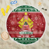 Nakatomi Christmas Party 1988 Beach Blanket Christmas Funny - Wonder Print Shop