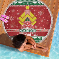 Nakatomi Christmas Party 1988 Beach Blanket Christmas Funny - Wonder Print Shop