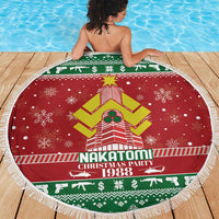 Nakatomi Christmas Party 1988 Beach Blanket Christmas Funny - Wonder Print Shop