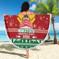 Nakatomi Christmas Party 1988 Beach Blanket Christmas Funny - Wonder Print Shop