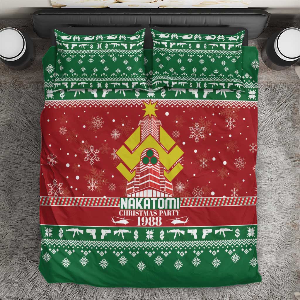 Nakatomi Christmas Party 1988 Bedding Set Christmas Funny - Wonder Print Shop