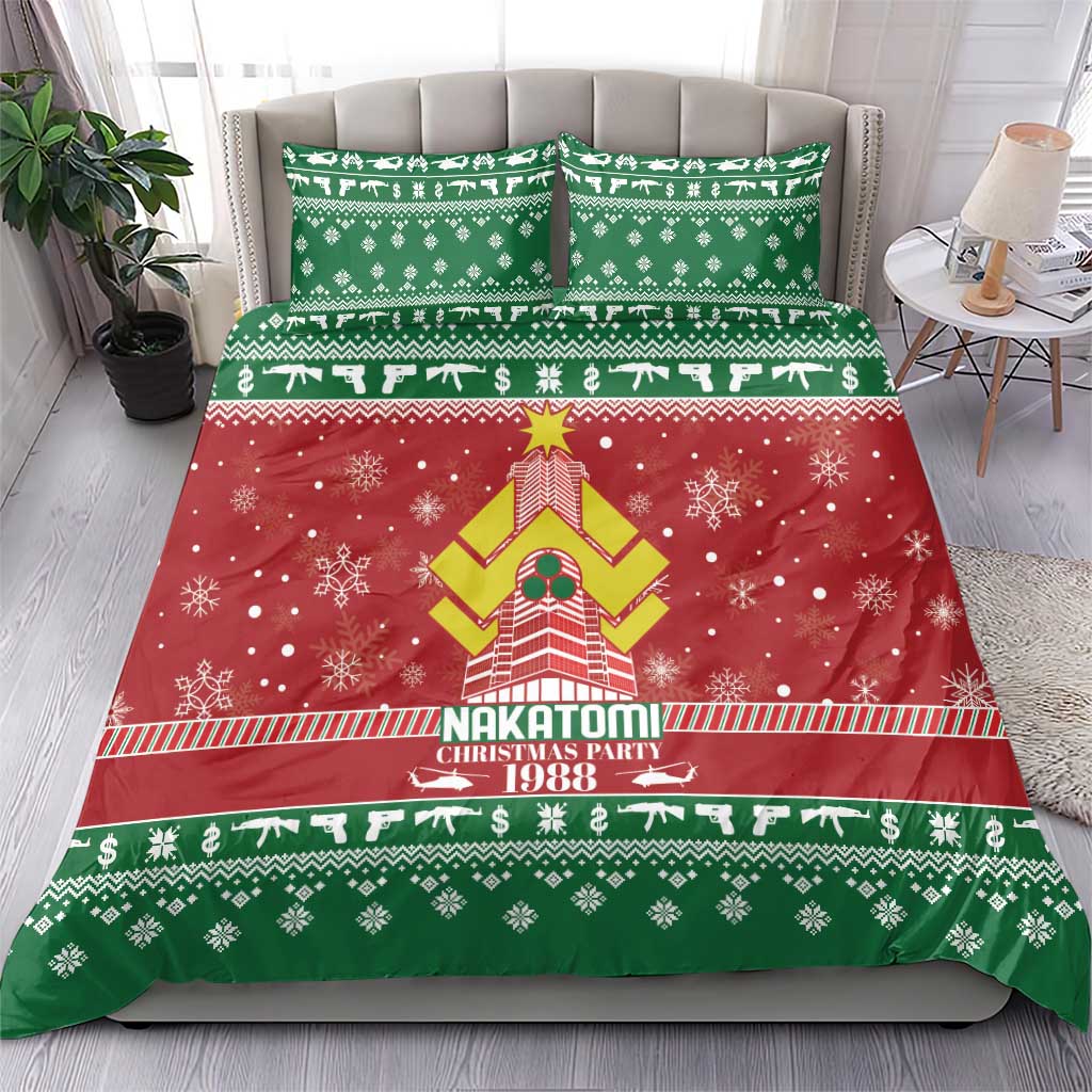 Nakatomi Christmas Party 1988 Bedding Set Christmas Funny - Wonder Print Shop
