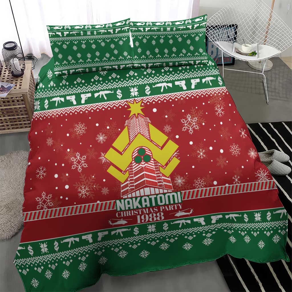 Nakatomi Christmas Party 1988 Bedding Set Christmas Funny - Wonder Print Shop