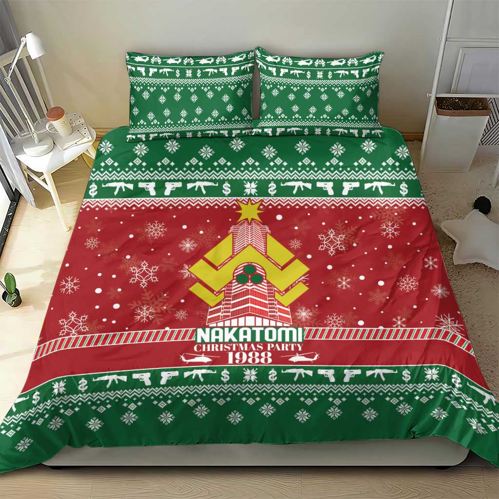 Nakatomi Christmas Party 1988 Bedding Set Christmas Funny - Wonder Print Shop