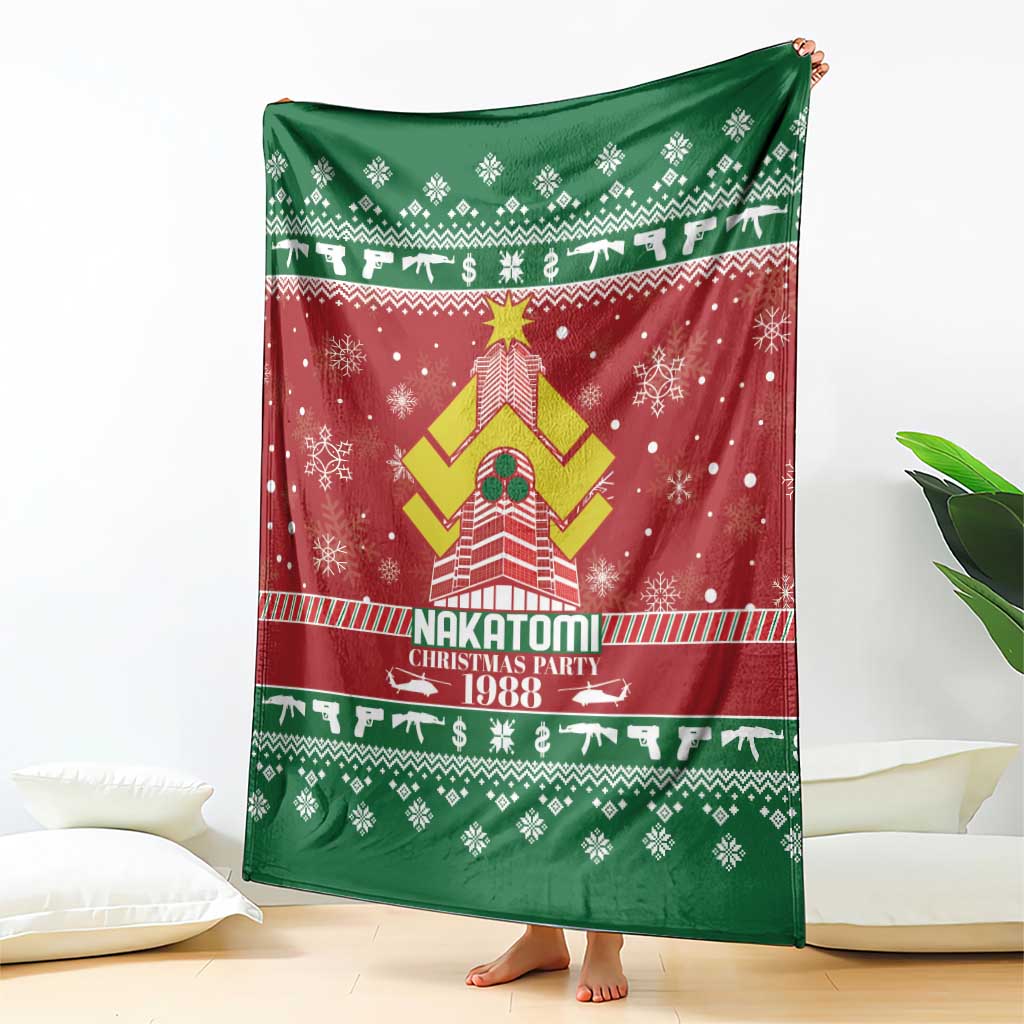 Nakatomi Christmas Party 1988 Blanket Christmas Funny - Wonder Print Shop