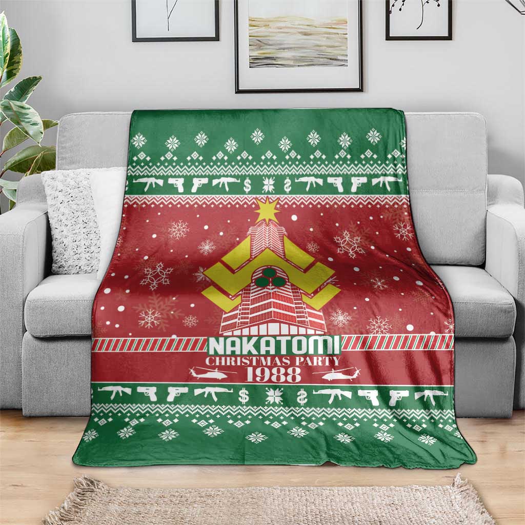 Nakatomi Christmas Party 1988 Blanket Christmas Funny - Wonder Print Shop