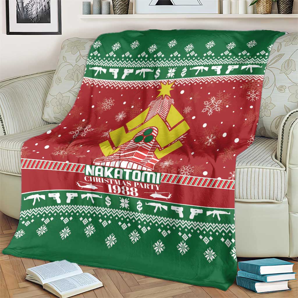 Nakatomi Christmas Party 1988 Blanket Christmas Funny - Wonder Print Shop