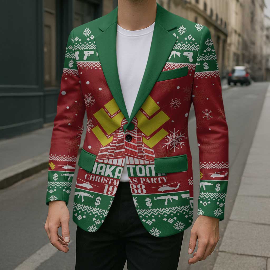 Nakatomi Christmas Party 1988 Blazer Christmas Funny - Wonder Print Shop