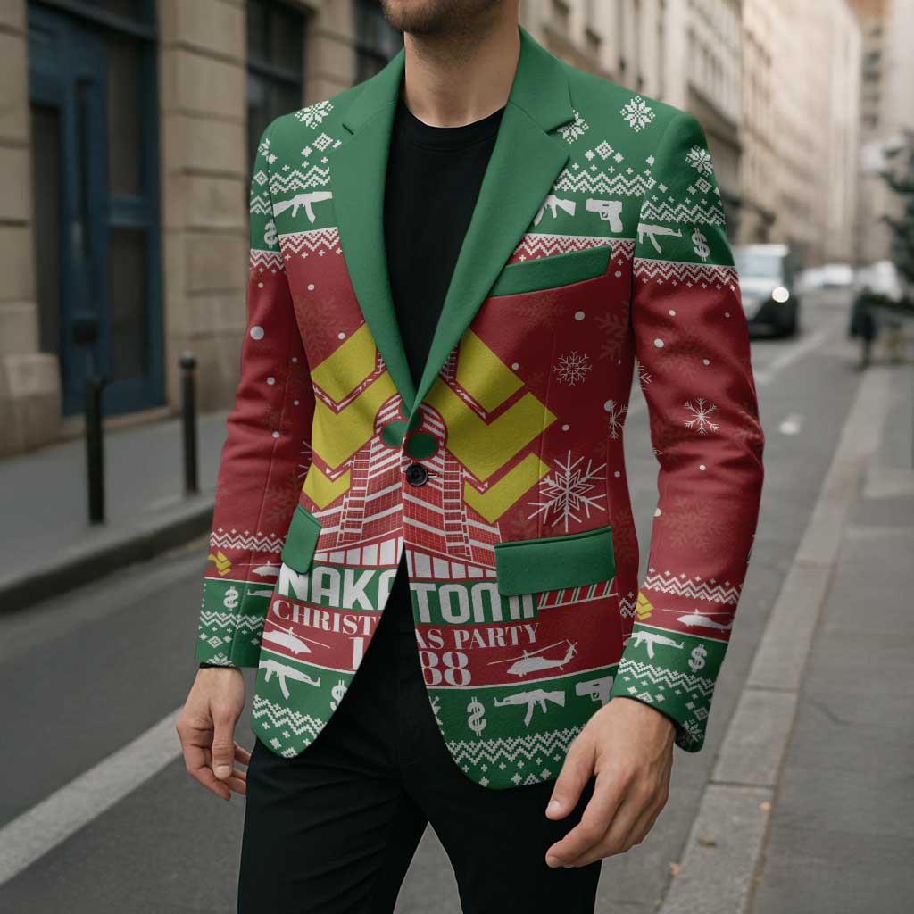 Nakatomi Christmas Party 1988 Blazer Christmas Funny - Wonder Print Shop