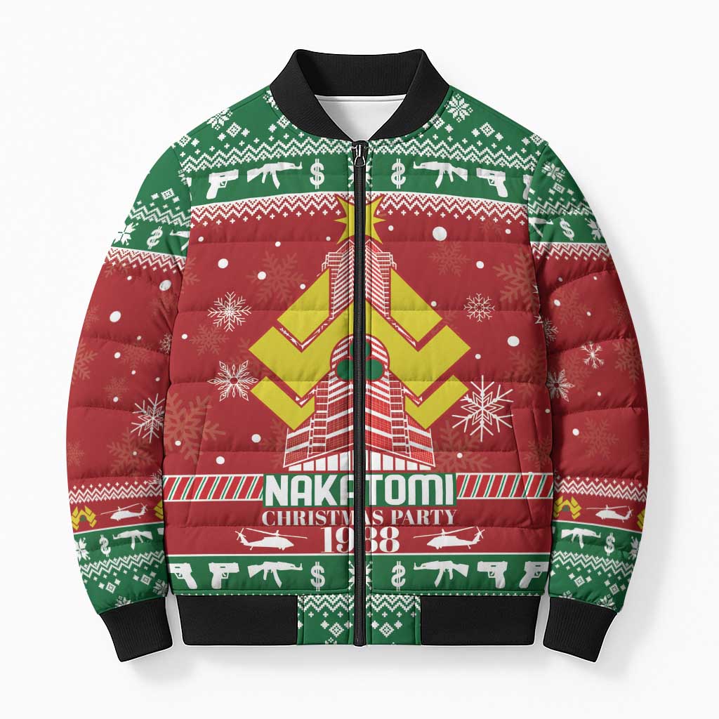 Nakatomi Christmas Party 1988 Bomber Puffer Jacket Christmas Funny - Wonder Print Shop