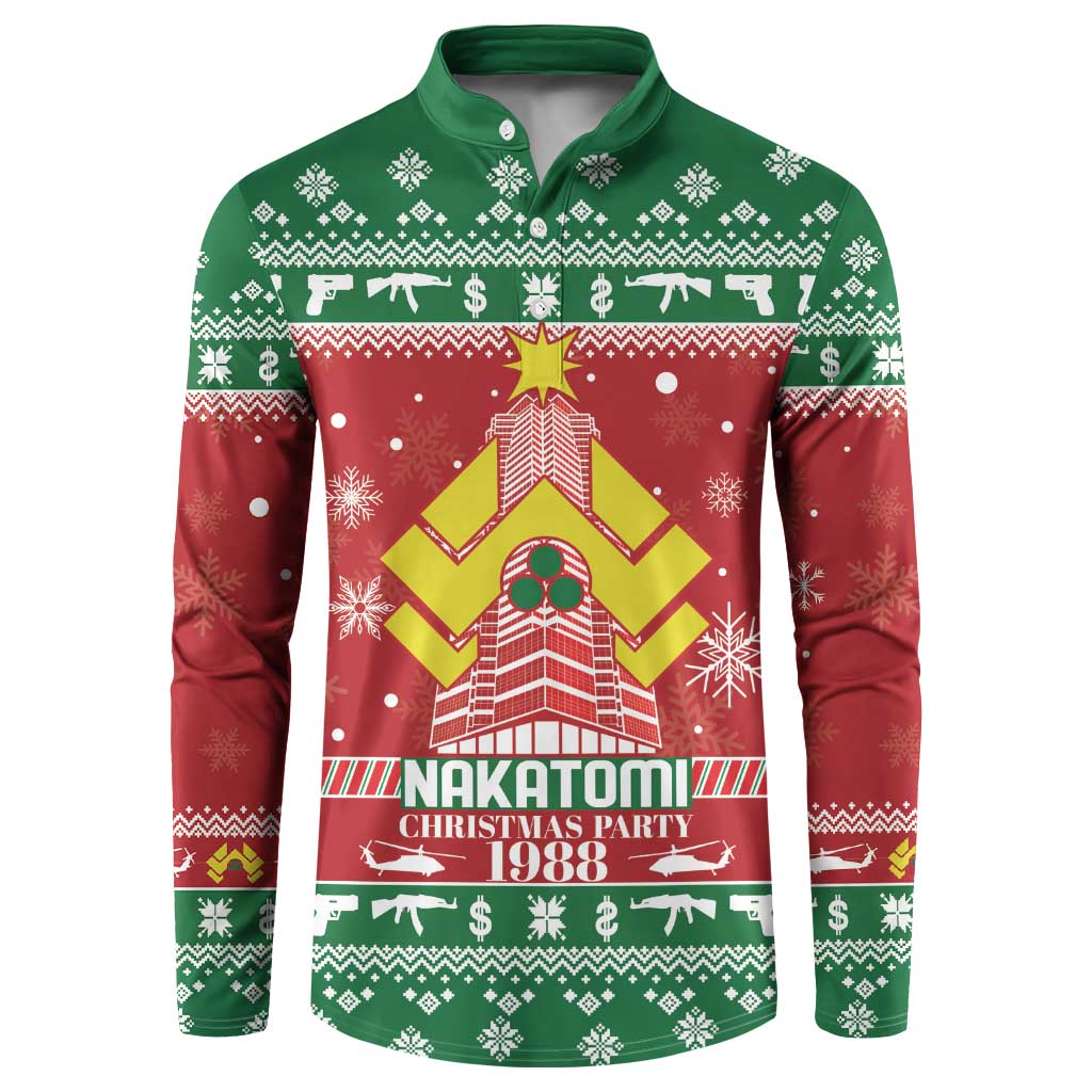 Nakatomi Christmas Party 1988 Button Sweatshirt Christmas Funny - Wonder Print Shop