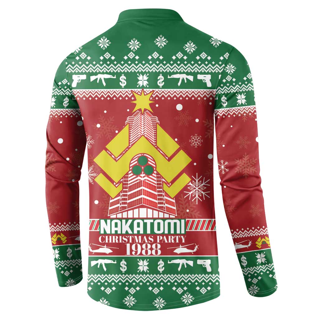 Nakatomi Christmas Party 1988 Button Sweatshirt Christmas Funny - Wonder Print Shop