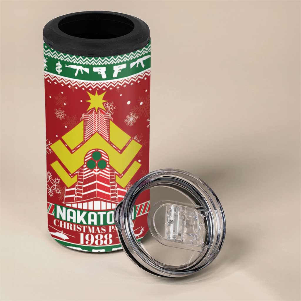 Nakatomi Christmas Party 1988 4 in 1 Can Cooler Tumbler Christmas Funny - Wonder Print Shop