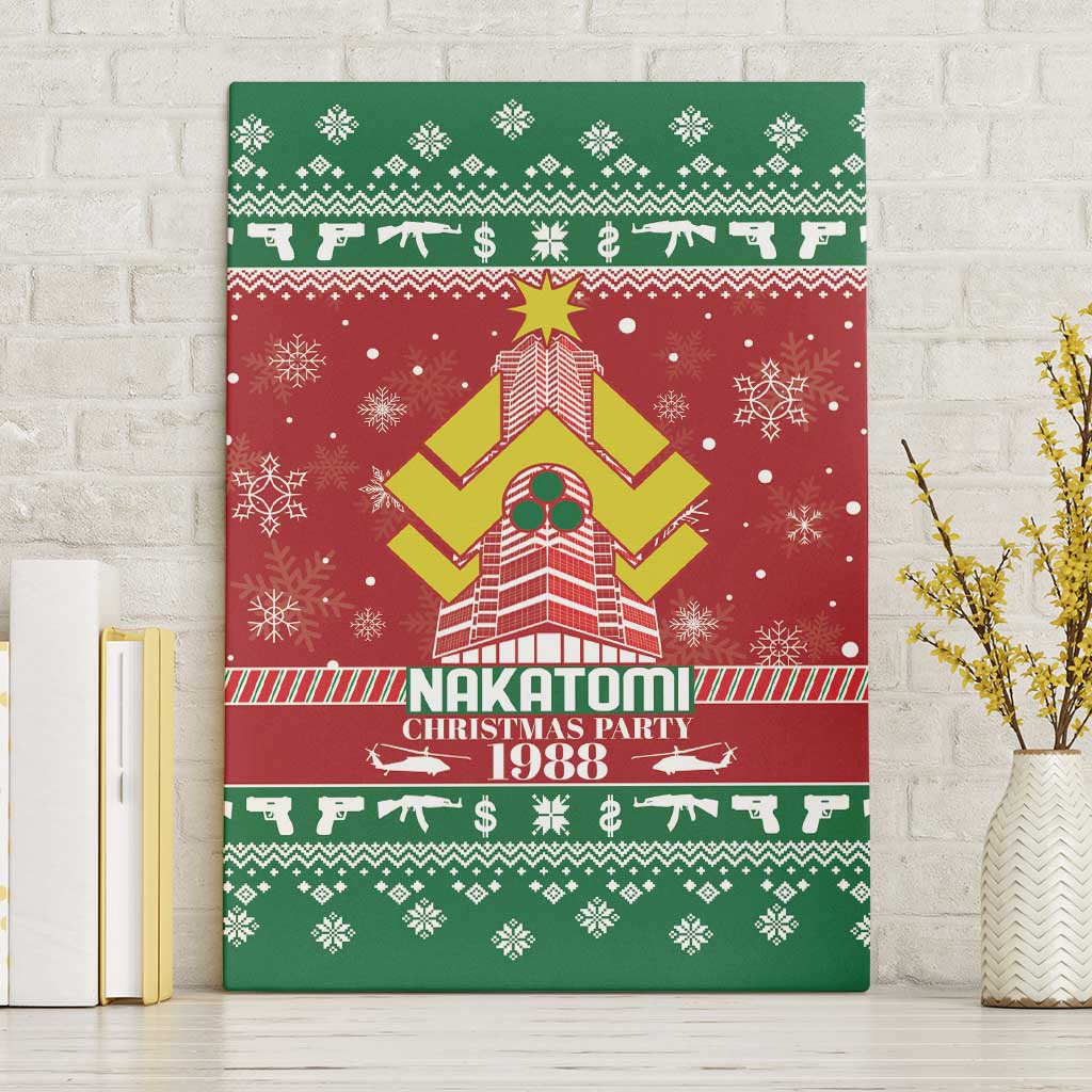 Nakatomi Christmas Party 1988 Canvas Wall Art Christmas Funny - Wonder Print Shop
