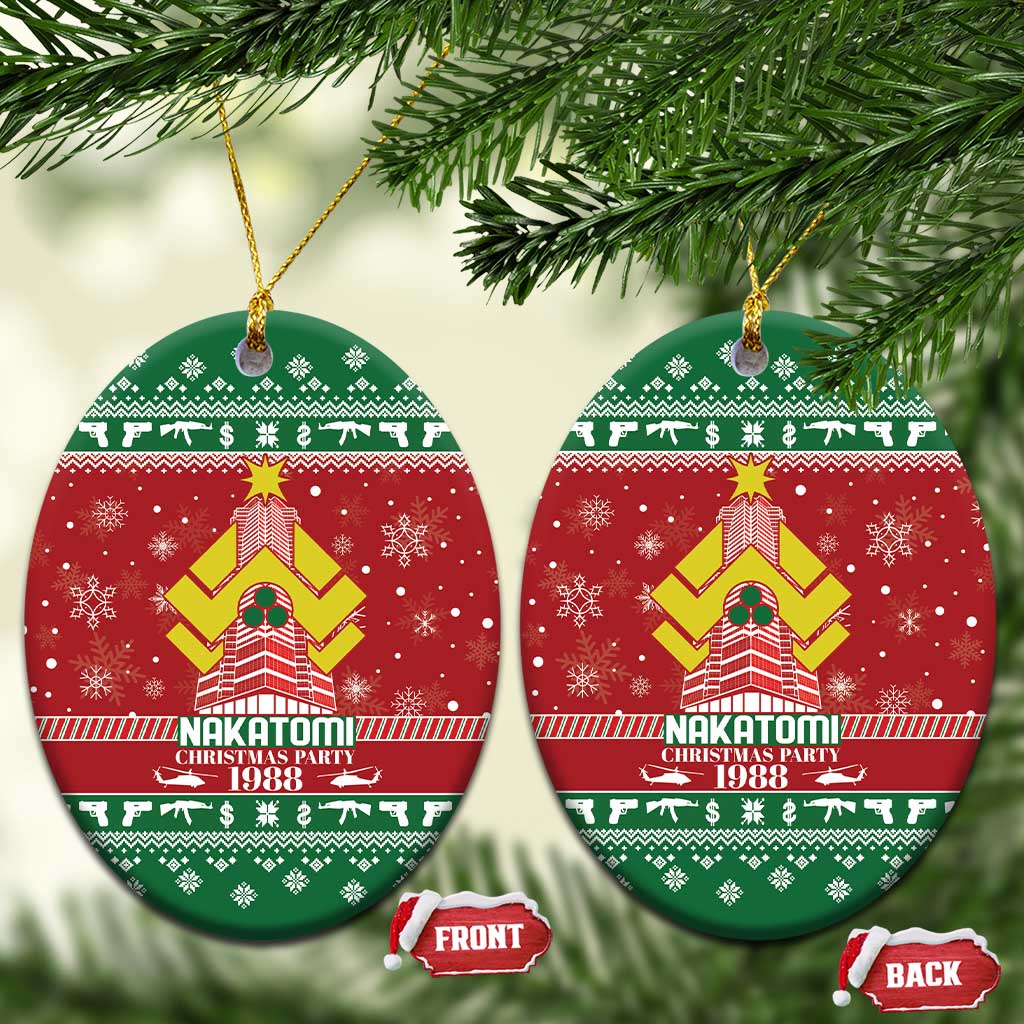 Nakatomi Christmas Party 1988 Ceramic Ornament Christmas Funny - Wonder Print Shop