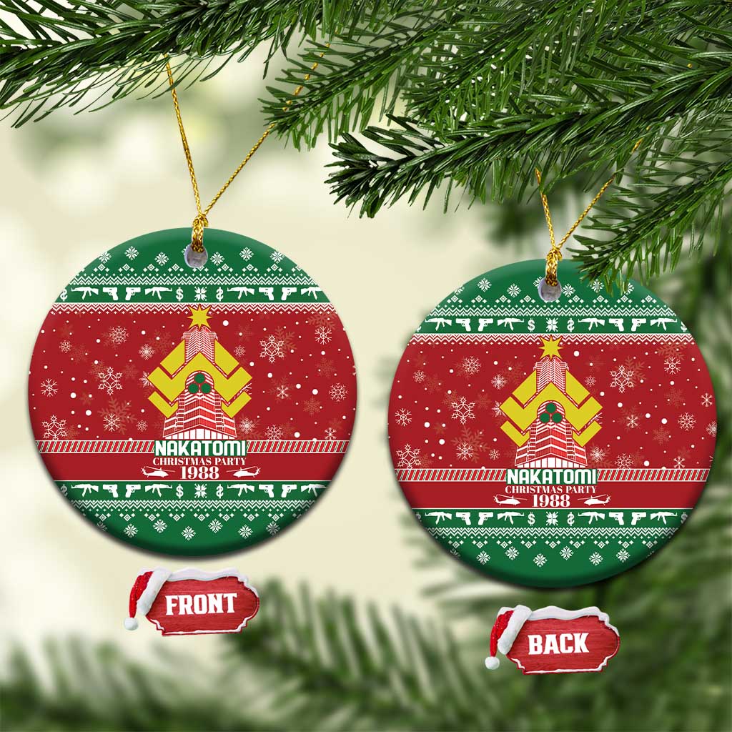 Nakatomi Christmas Party 1988 Ceramic Ornament Christmas Funny - Wonder Print Shop
